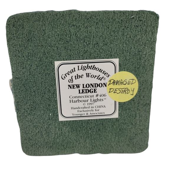 Vintage 1997 Younger & Associate Harbour Lights New London Ledge #406 Lighthouse - Picture 6 of 8